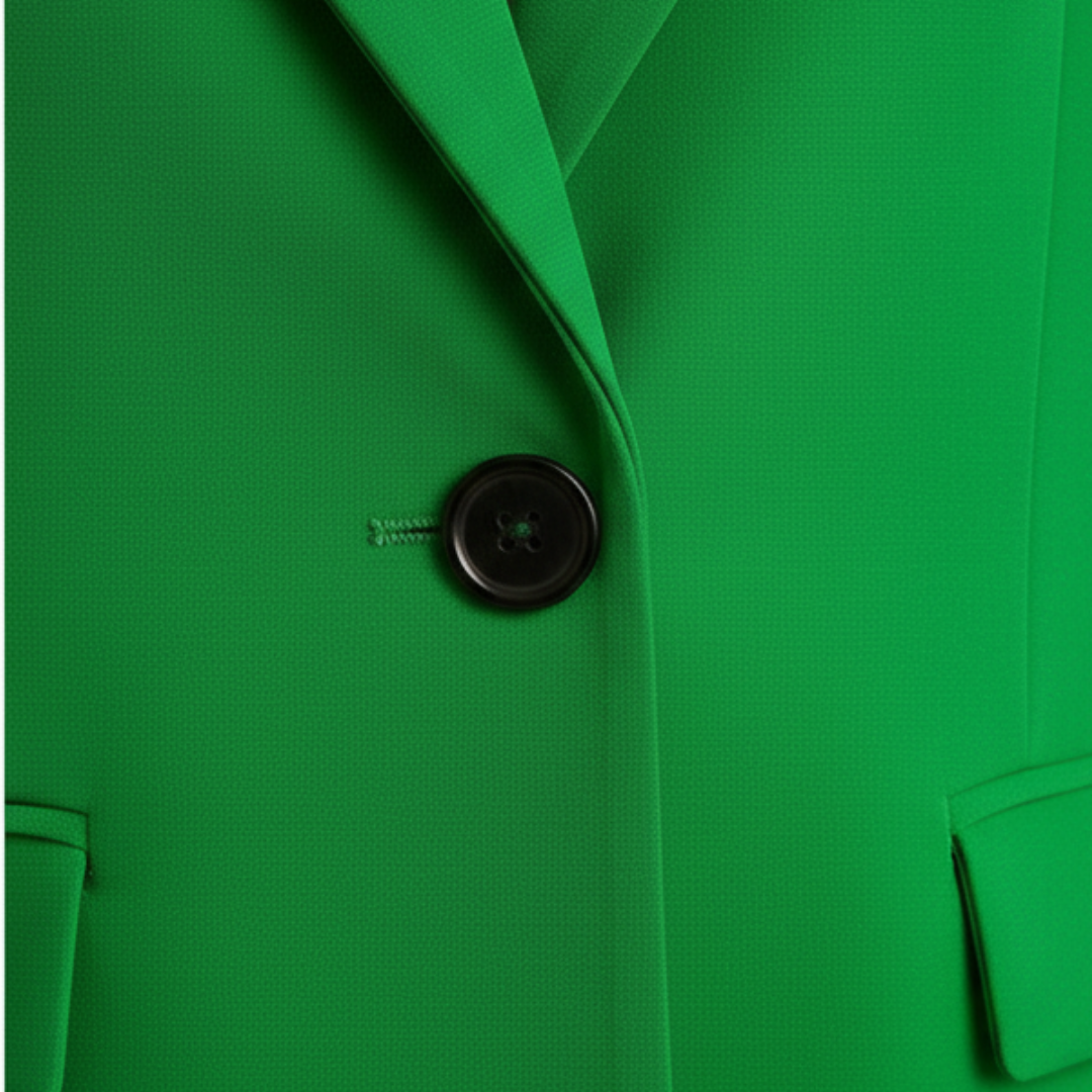 Women’s Casual Elegant Blazer - Tailored Single-Button Jacket