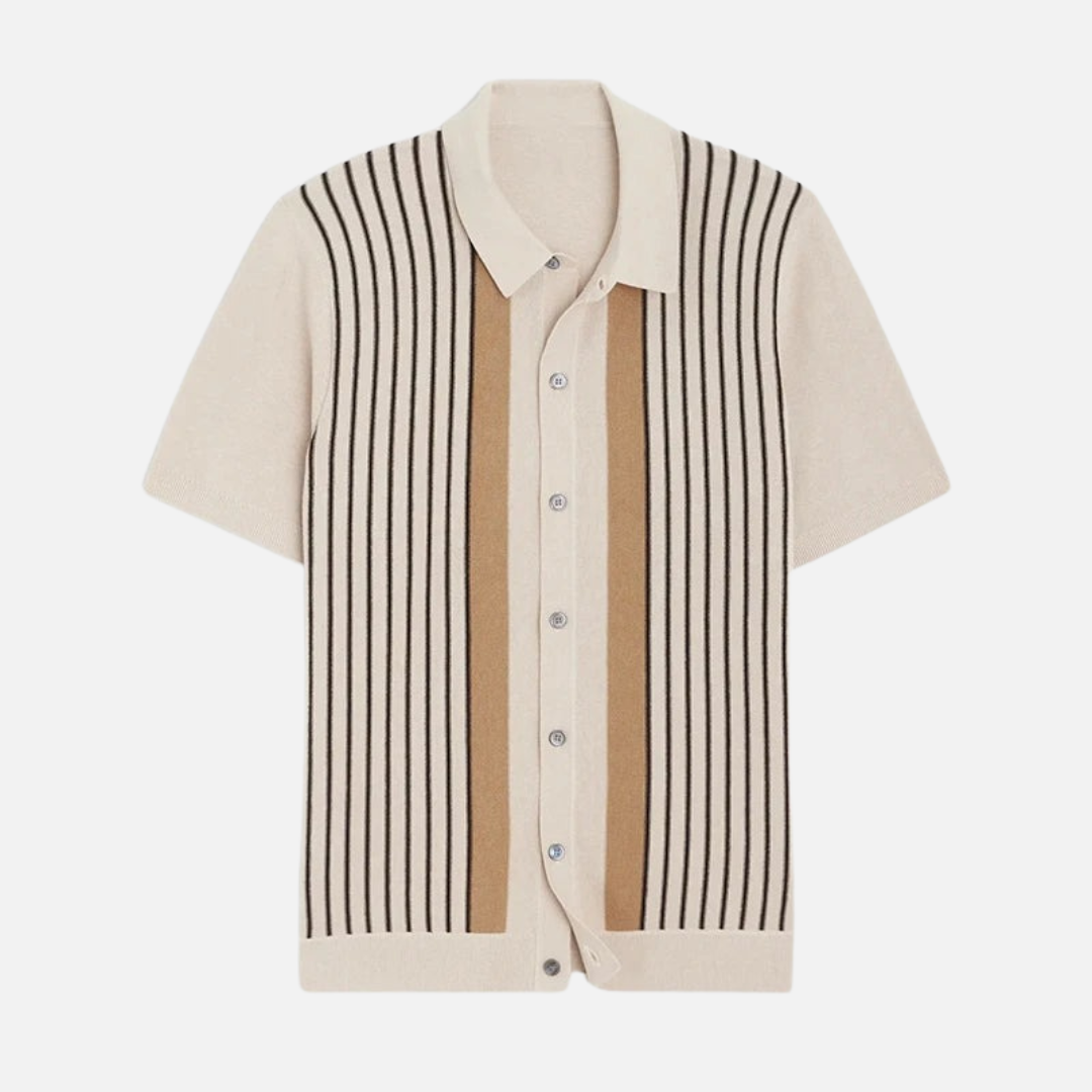 Men’s Short Sleeve Shirt - Old Money Buttoned Shirt