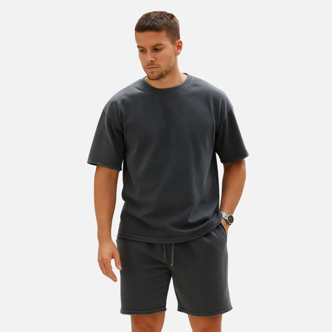 Men's Oversized Summer Outfit - 2-Piece Set