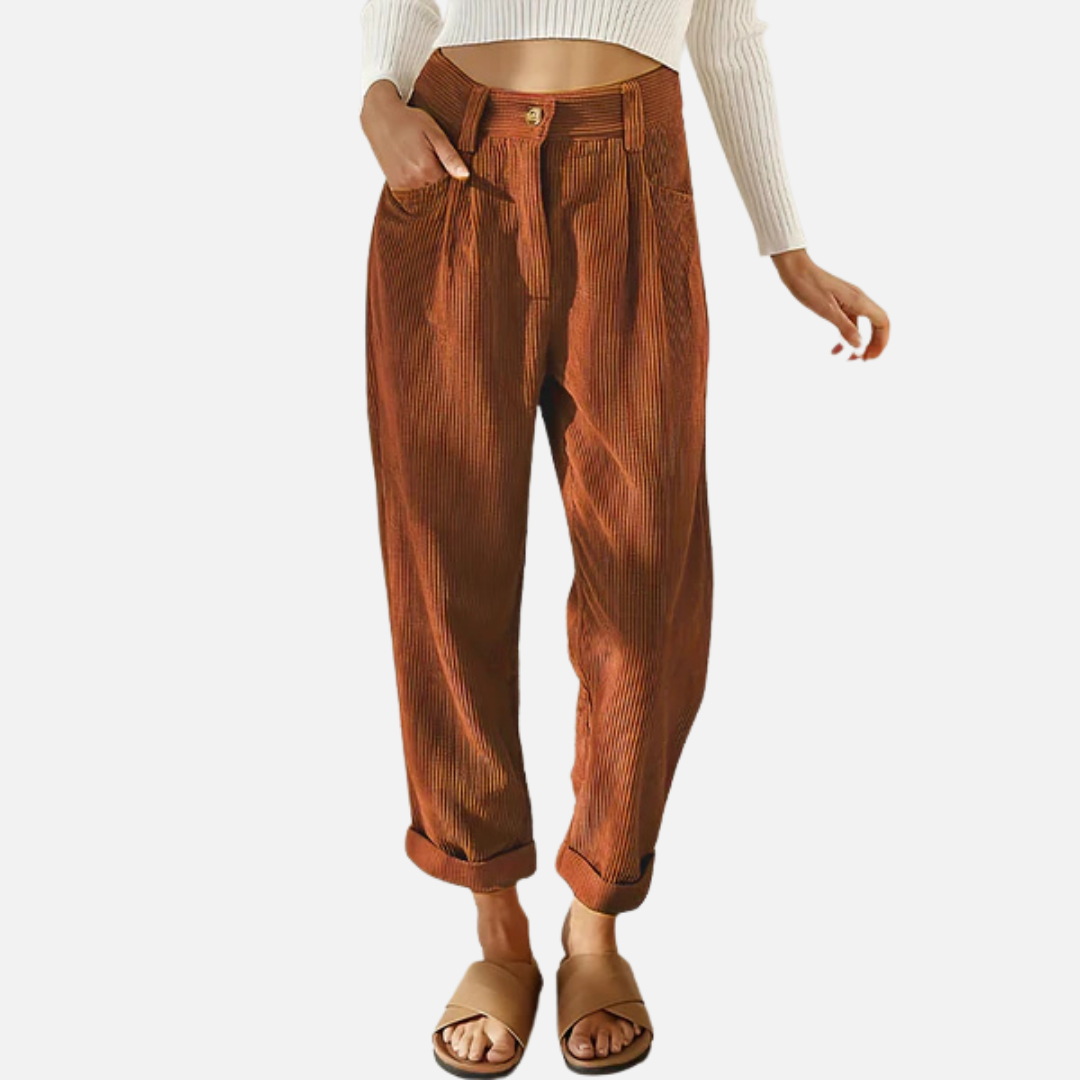 Women’s Wide-Leg Corduroy Pants