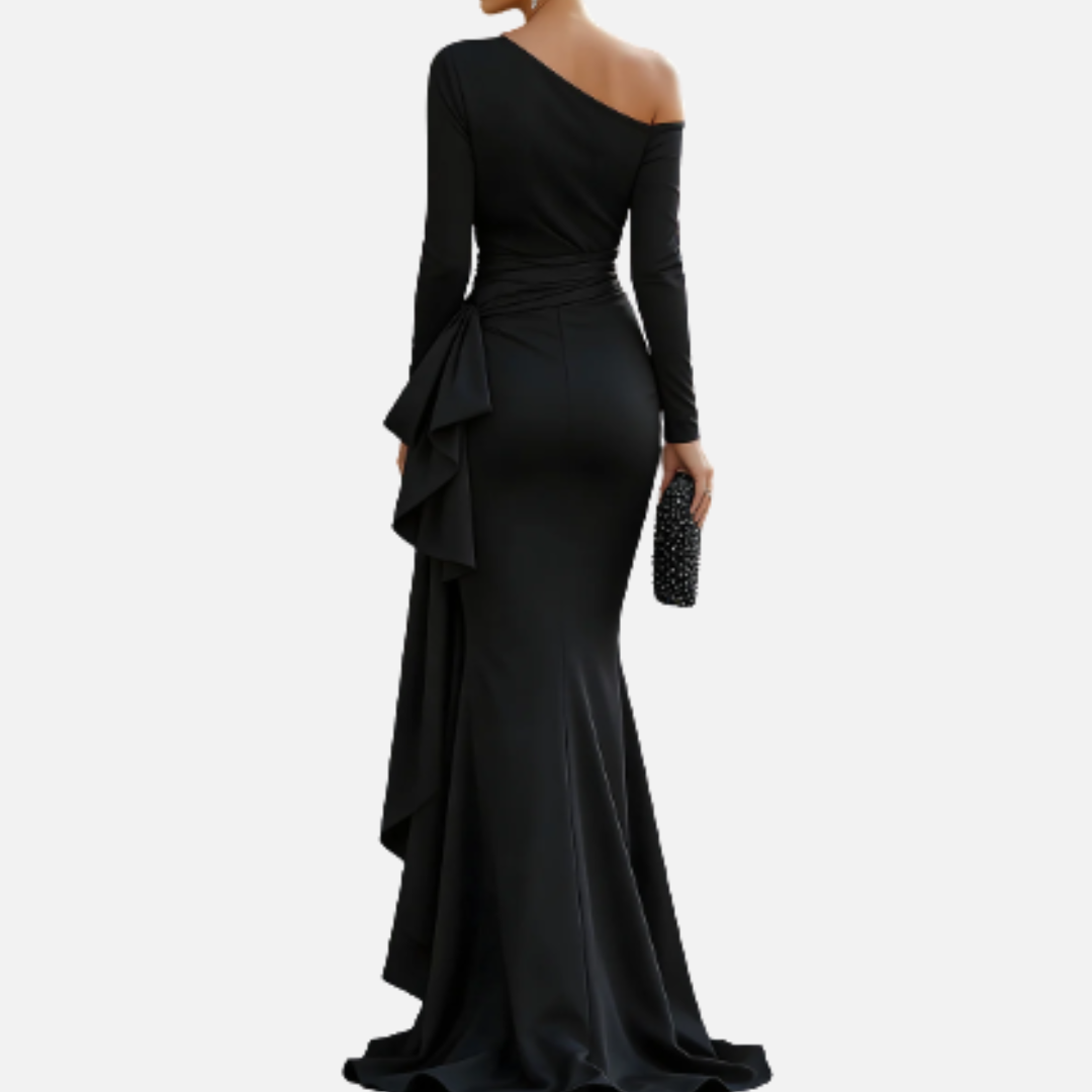 One Shoulder Wedding Dress