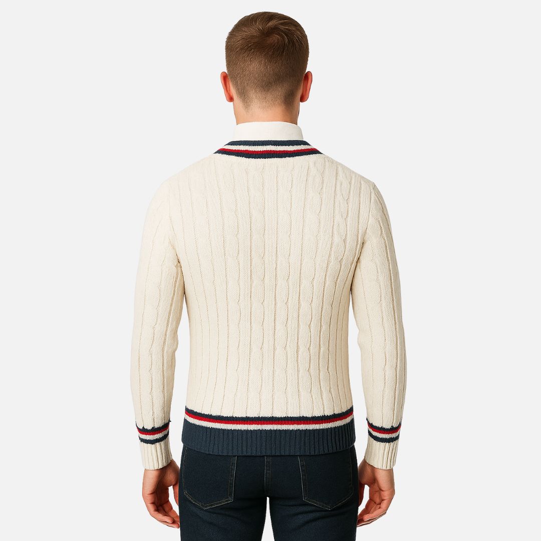 Men's Knitted Sweater - Casual Pullover