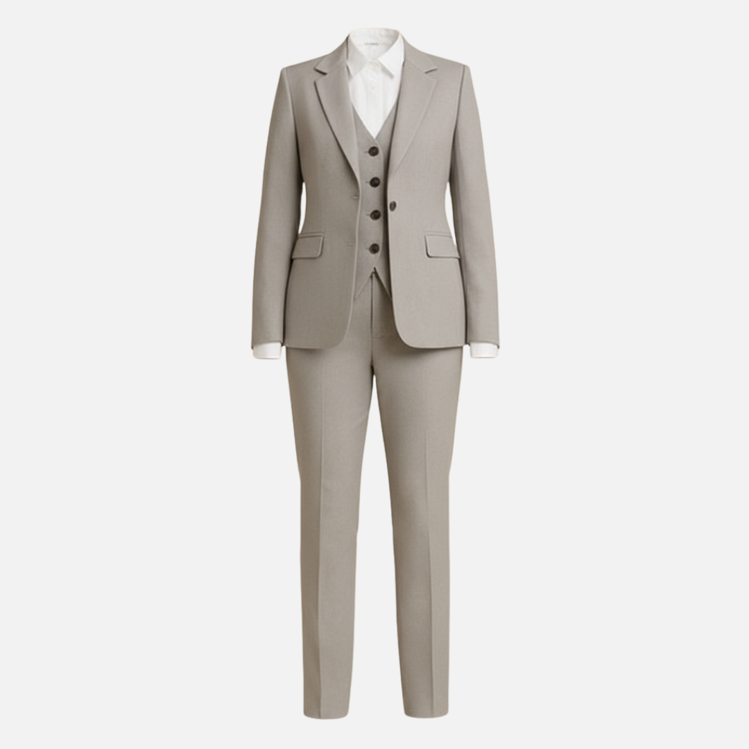 Women’s 3-Piece Tailored Suit – Formal Set
