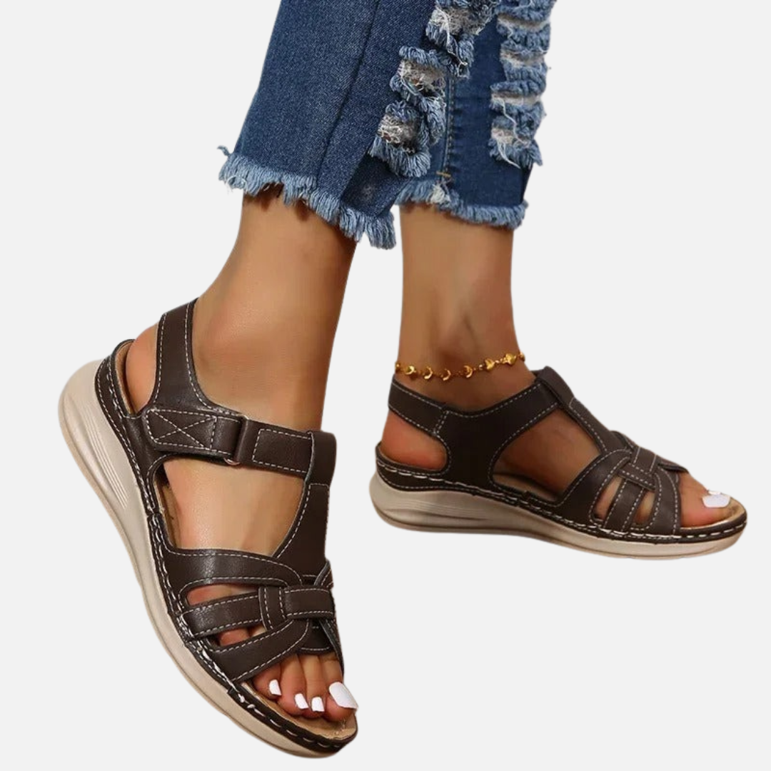 Women's Comfort Walking Sandals - Supportive Open Sandals