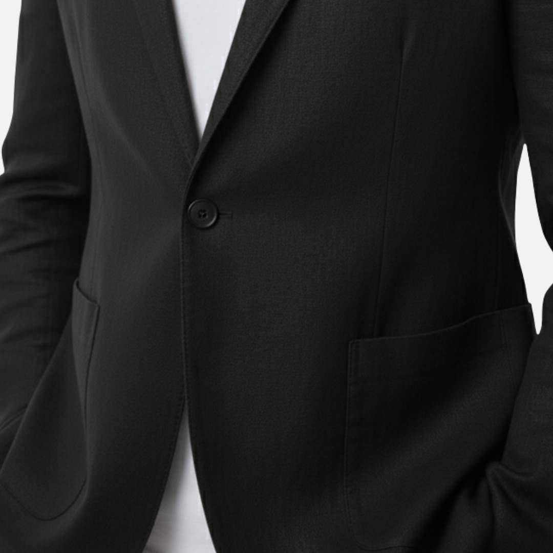 Men’s Casual Linen Blazer – Lightweight Tailored Slim Fit