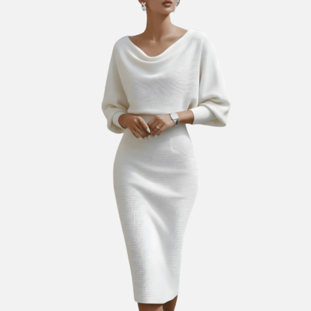 Women's Textured Midi Dress