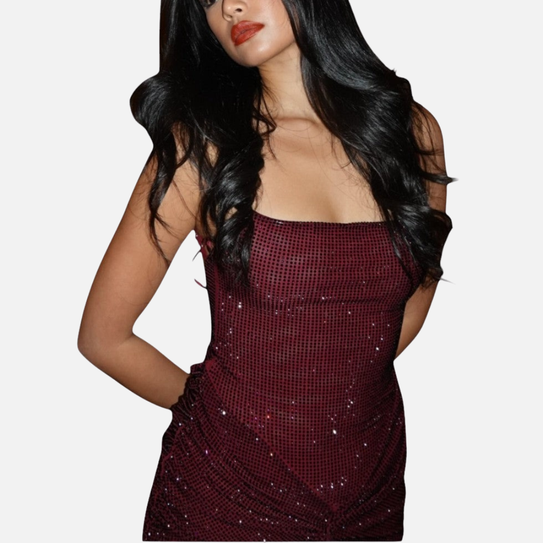 Women’s Elegant Sequin Maxi Dress Sparkling