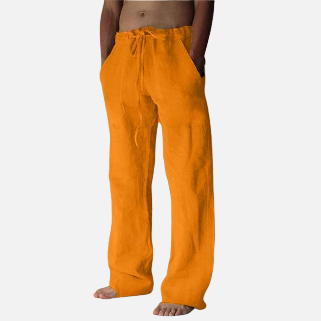 Men’s Linen Drawstring Lounge Pants