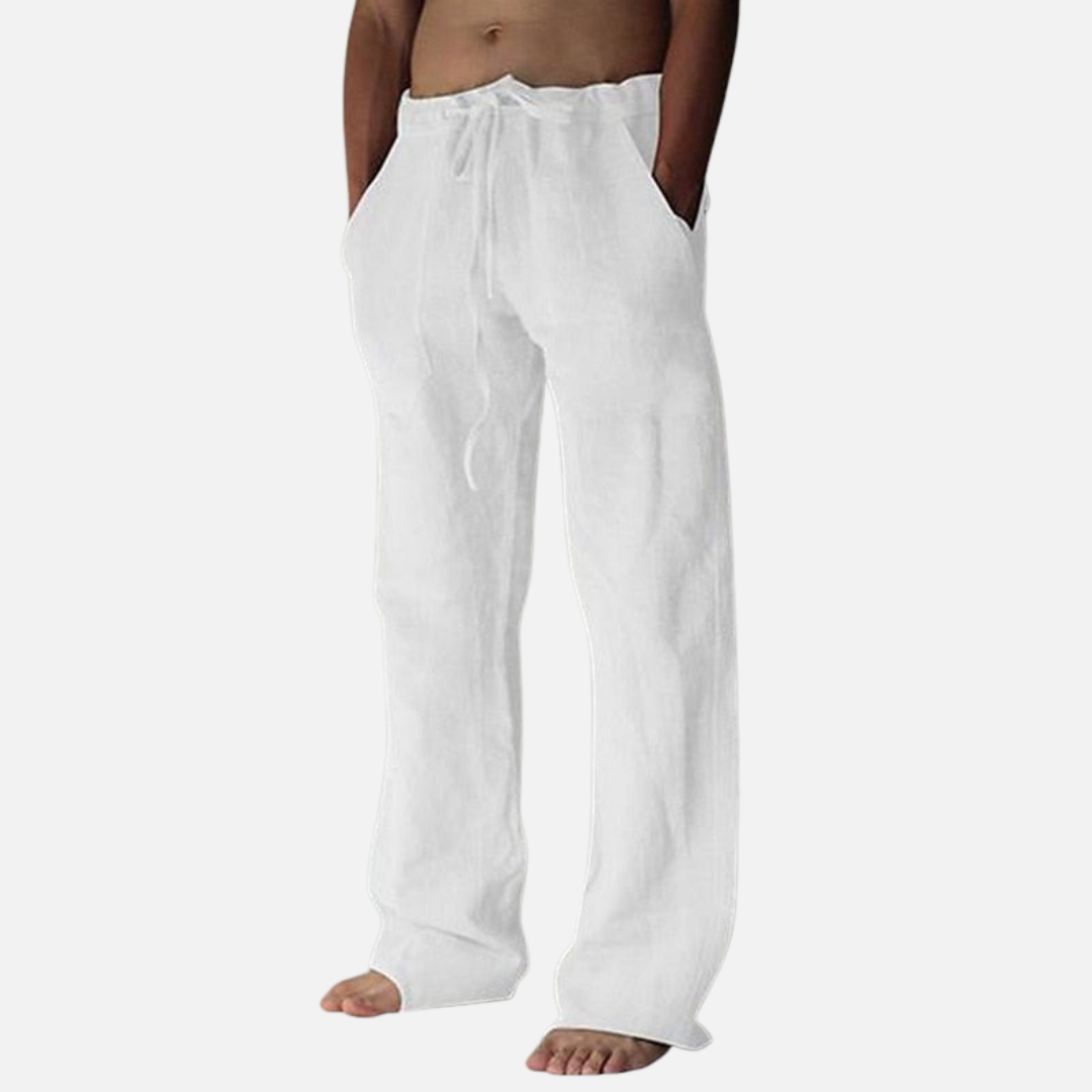 Men’s Relaxed Fit Linen Pants