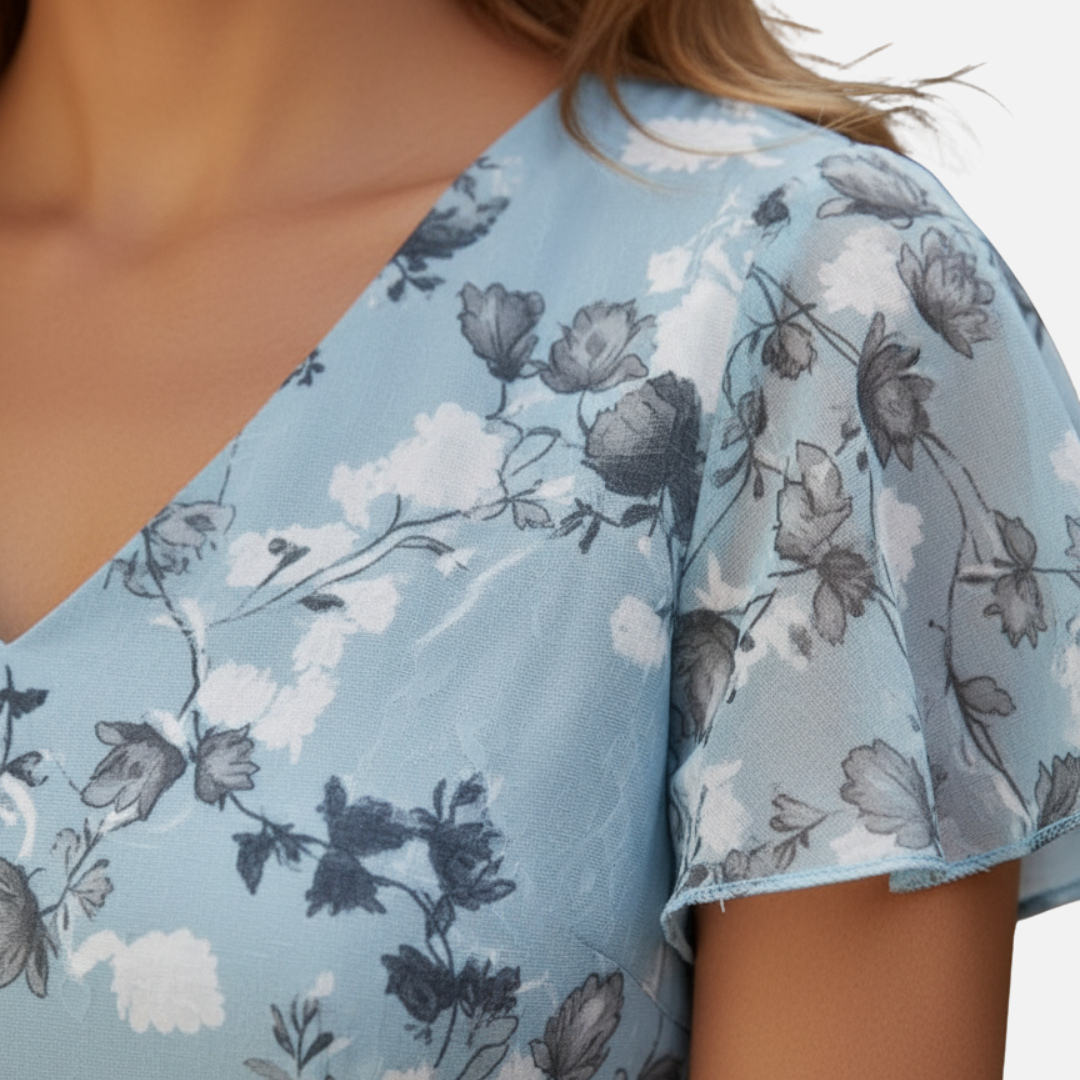 Women’s Elegant Floral Maxi Dress