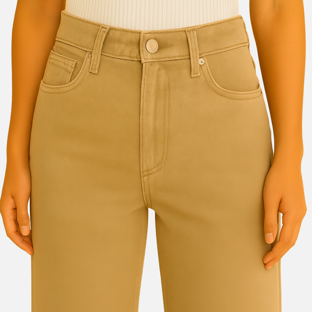 Wide Leg Denim Jeans – Y2K Pants