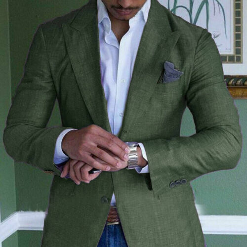 Maxwell | Men's Single Breasted Plaid Blazer Jacket 4