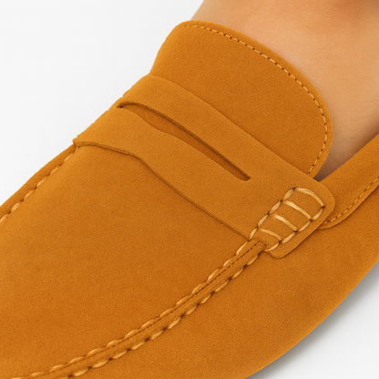 Men’s Suede Loafers – Classic Slip On Moccasin Shoes
