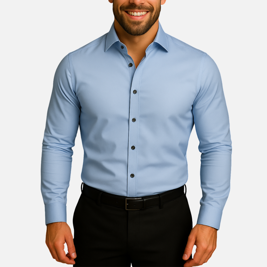 Stretch Shirt – Smart Long Sleeve Business Shirt