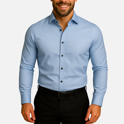 Stretch Shirt – Smart Long Sleeve Business Shirt