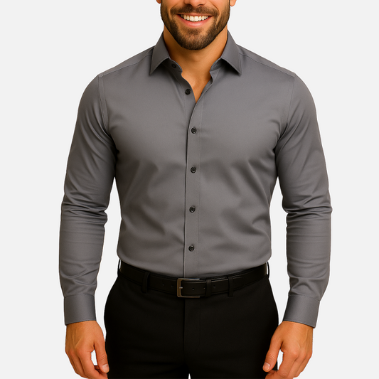 Stretch Shirt – Smart Long Sleeve Business Shirt