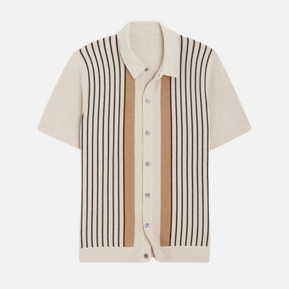 Men’s Short Sleeve Shirt - Old Money Buttoned Shirt