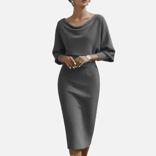Women's Textured Midi Dress