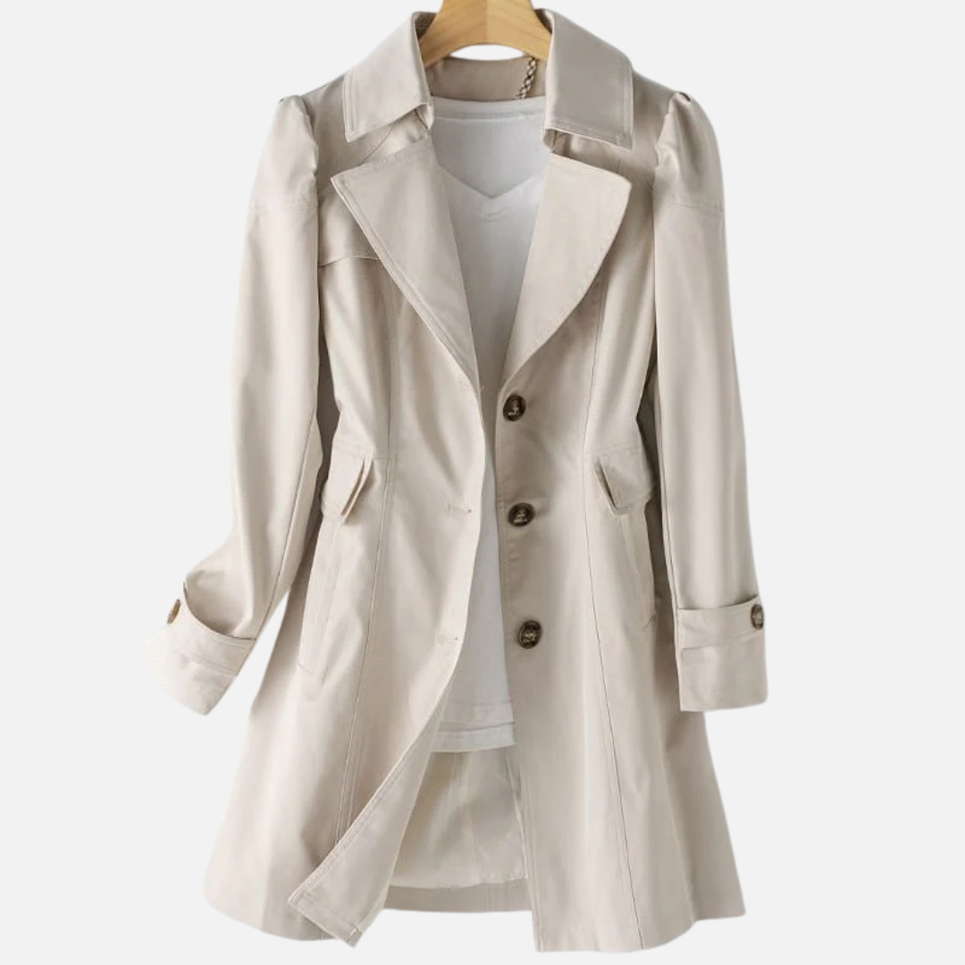 Women's Lightweight Tailored Trench Coat