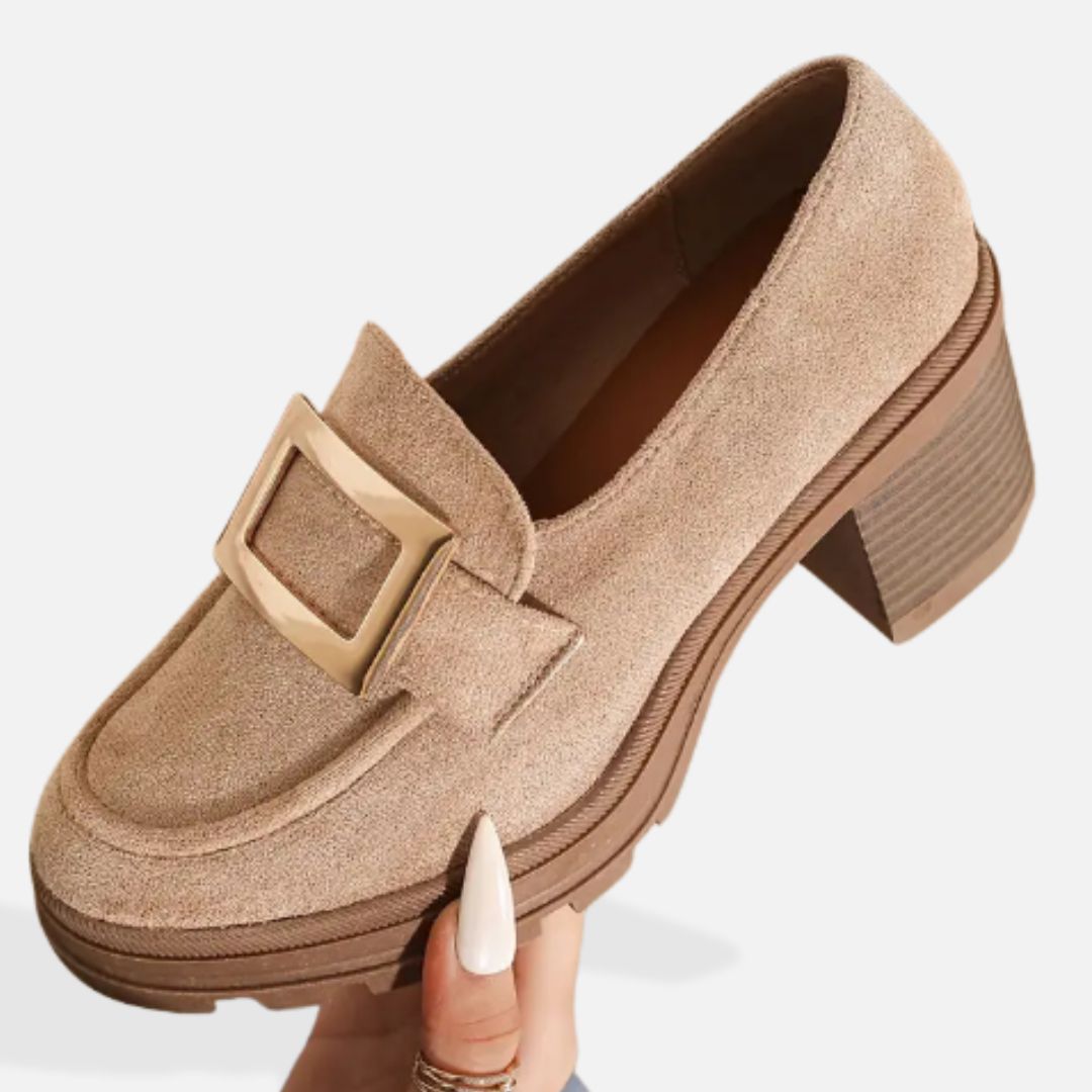 Elara | Women’s Premium Heeled Loafers