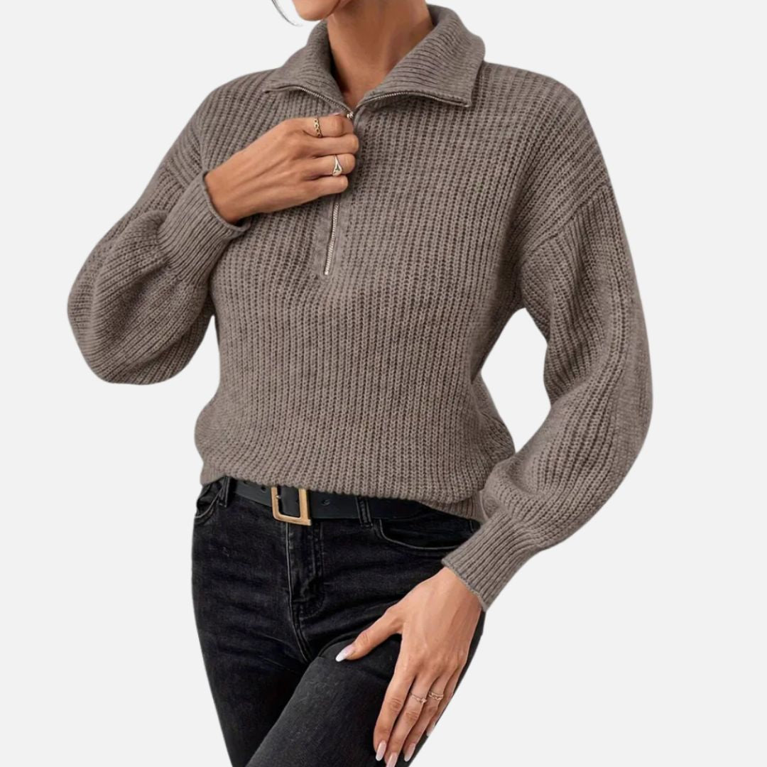 Elara | Women’s Half-Zip Sweater