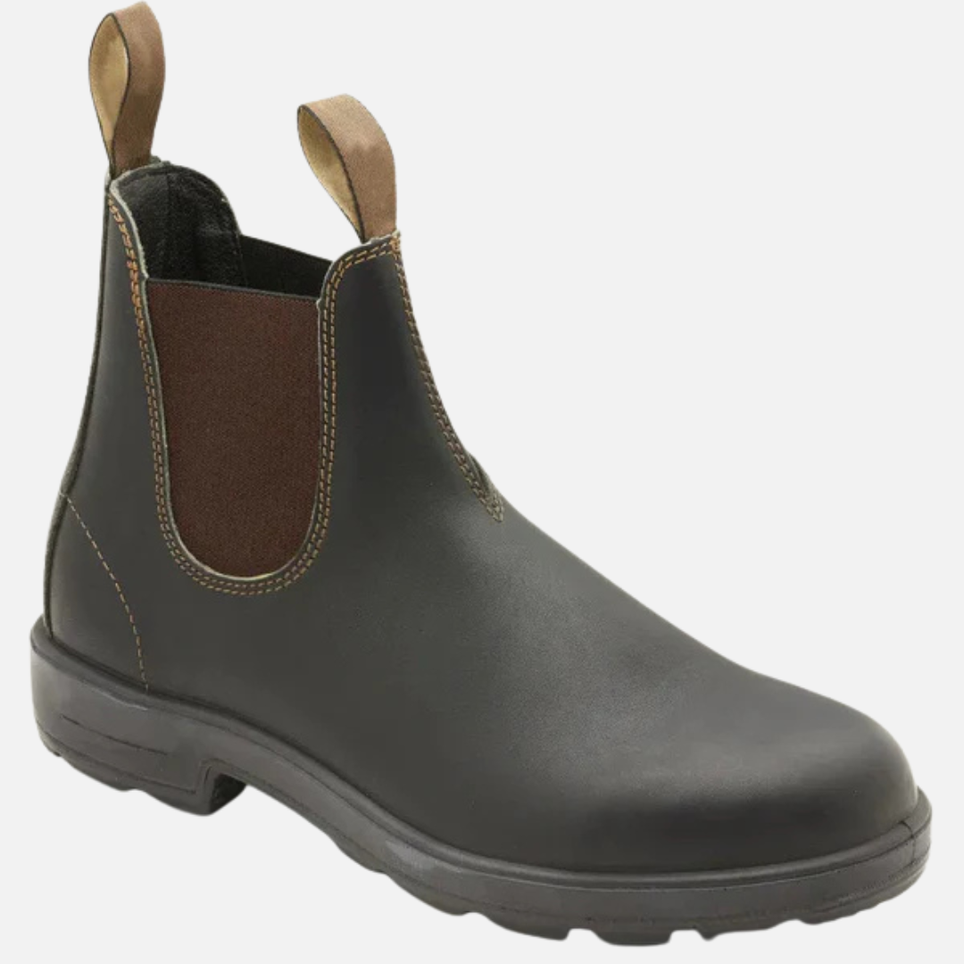 Women's Waterproof Chelsea Ankle Boots - Leather Pull-On Boots
