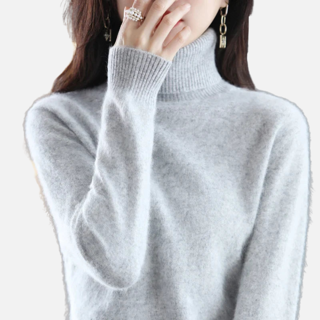 Women’s Soft Turtleneck Knit Sweater