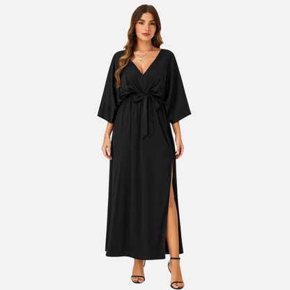 Women’s V-Neck Maxi Dress – Elegant Lightweight Dress