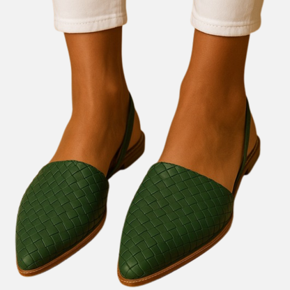 Women’s Woven Flats – Closed Toe Loafers