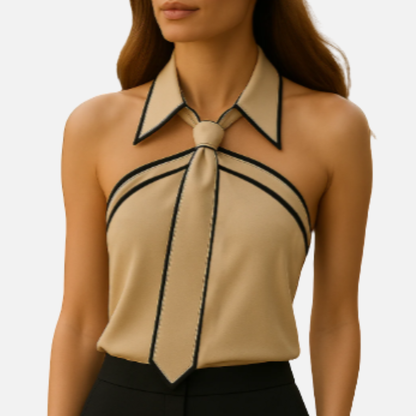 Women's Halter Neck Blouse Top