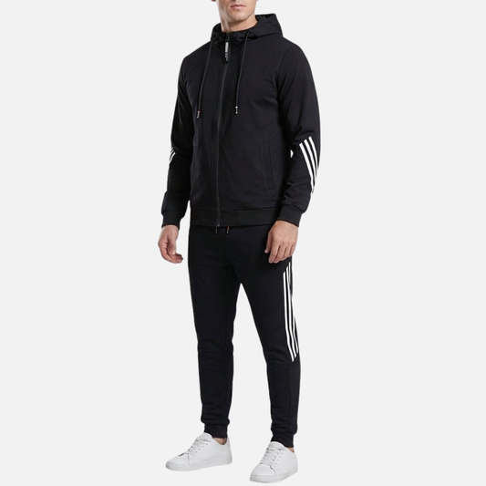 Men’s Athletic Tracksuit Set – Zip Hoodie & Joggers