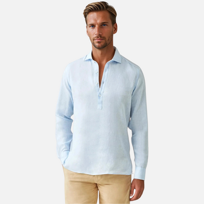 Men's Linen Long Sleeve Shirt