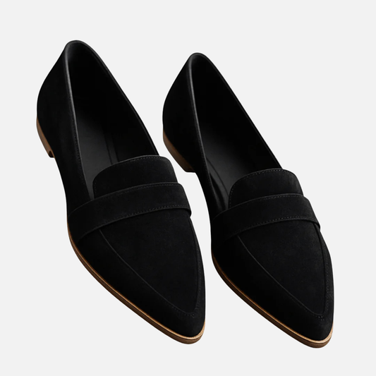 Women's Pointed Toe Suede Loafers