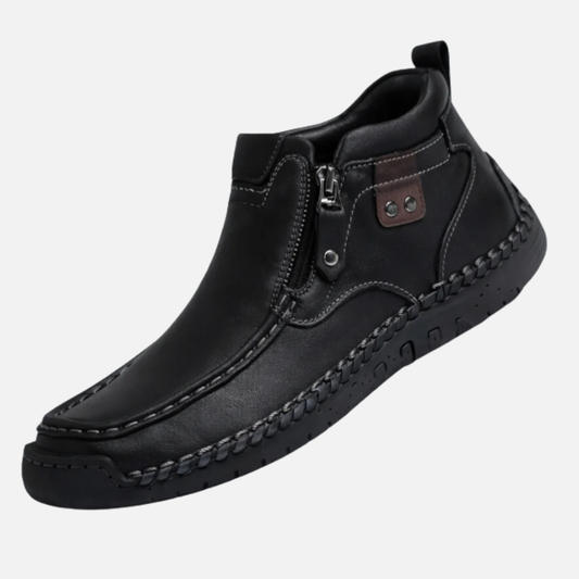 Men's Orthopedic Leather Ankle Boots