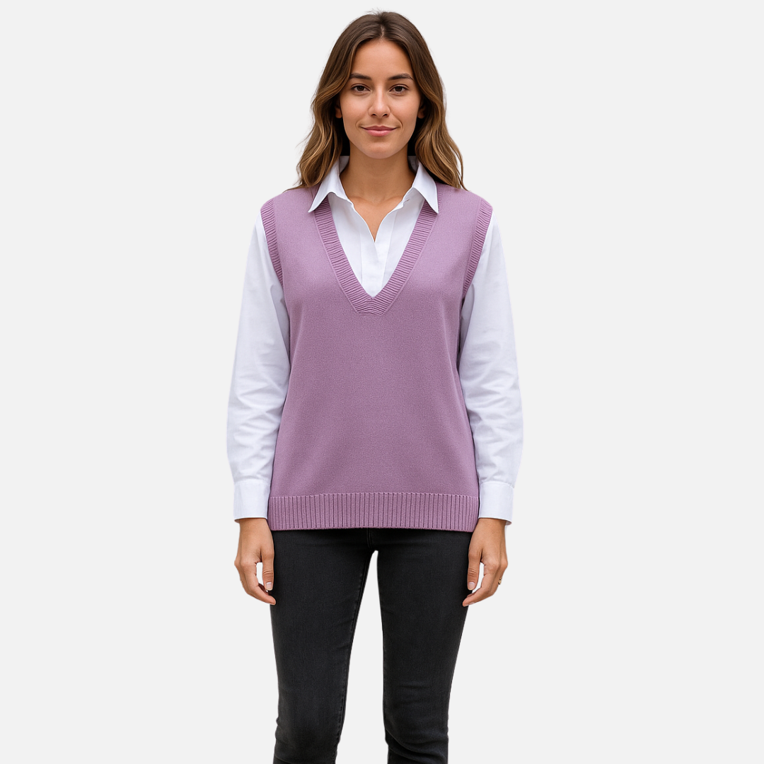 Women's Knitted Bodywarmer - Warm Vest