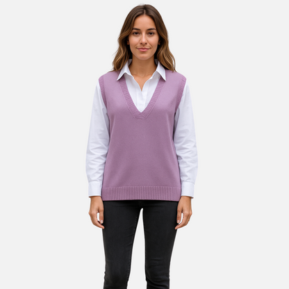 Women's Knitted Bodywarmer - Warm Vest