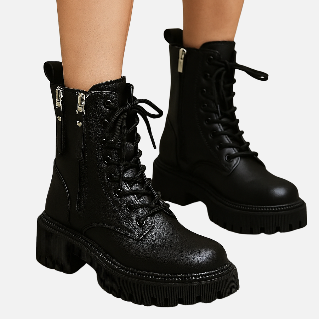 Women’s Heeled Boots - Low Ankle Comfortable Boots