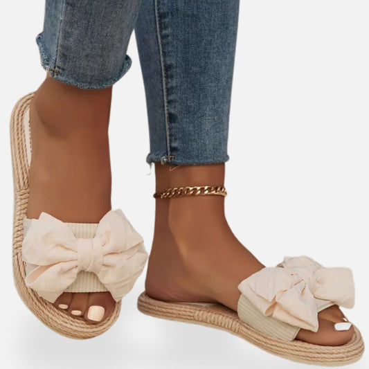 Elara | Women's Luxury Bow Sandals