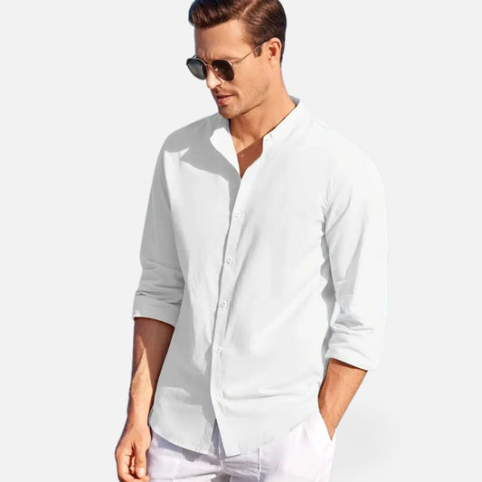 Elara | Men's Premium Linen Button-Up Shirt