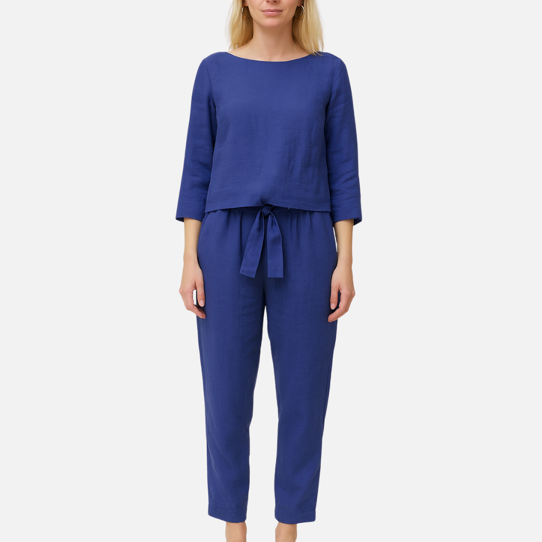 Linen Two Piece Outfit Set