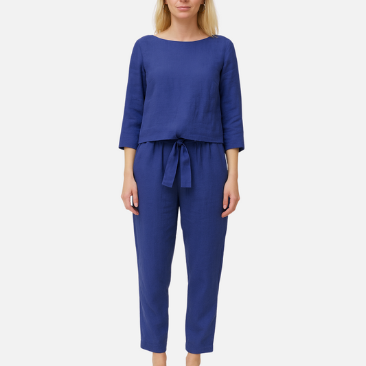 Linen Two Piece Outfit Set