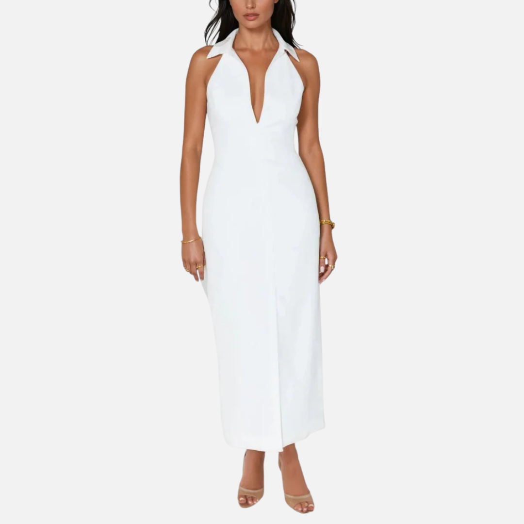 Women’s Elegant Dress Halter Neck Maxi