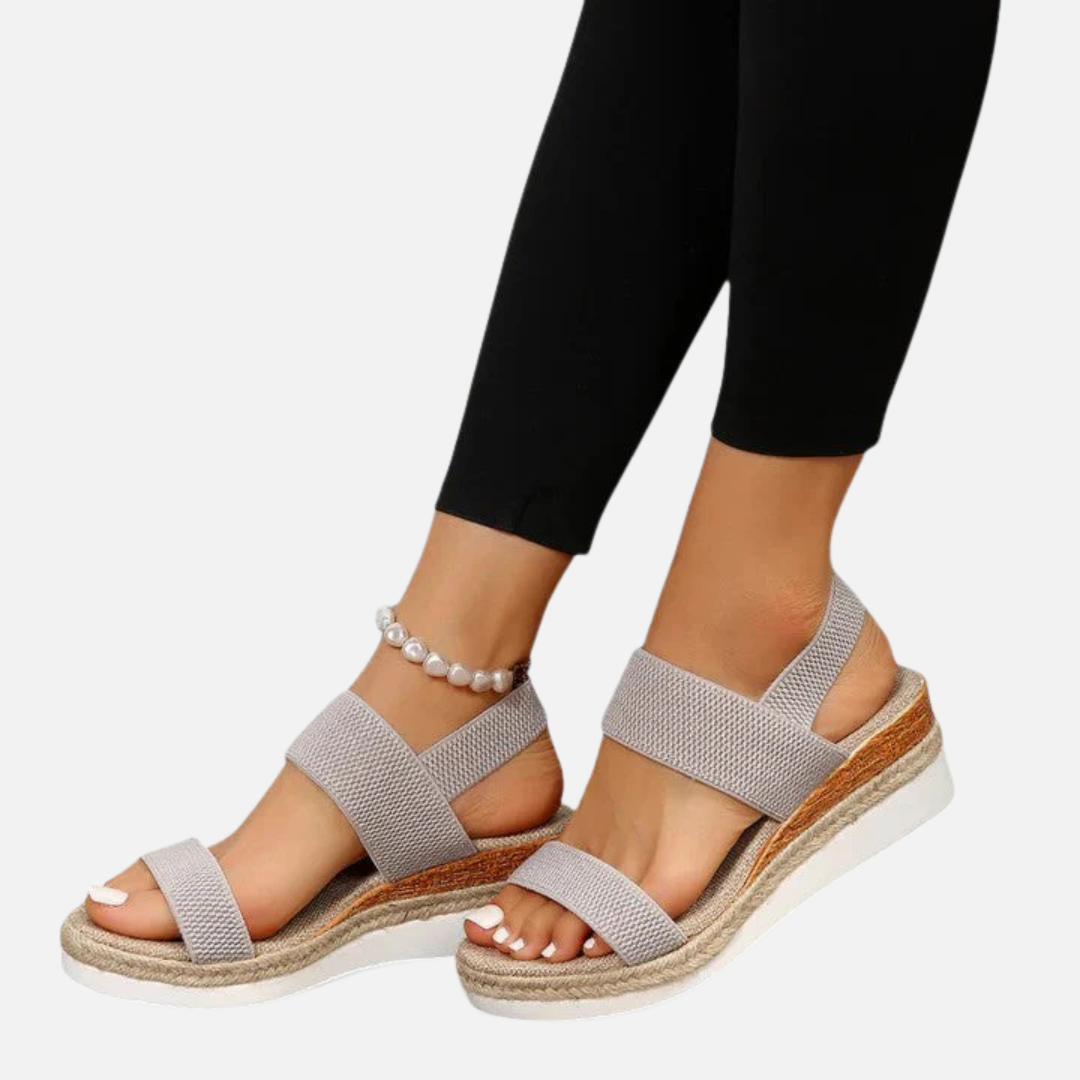 Women's Elegant Platform Elastic Sandals