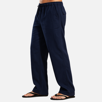 Long Linen Pants - Men's Breathable Pants