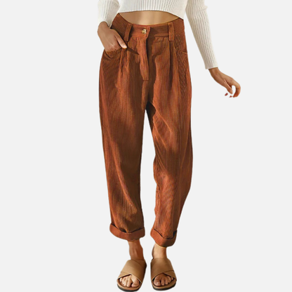 Women’s Wide-Leg Corduroy Pants
