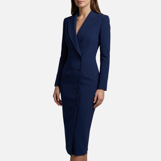 Sophie | Fitted Midi Blazer Dress