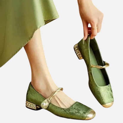 Women's Mary Jane Low Heel Flats