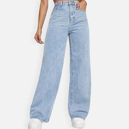 Elara - Trends | Women's Wide-Leg Denim Jeans