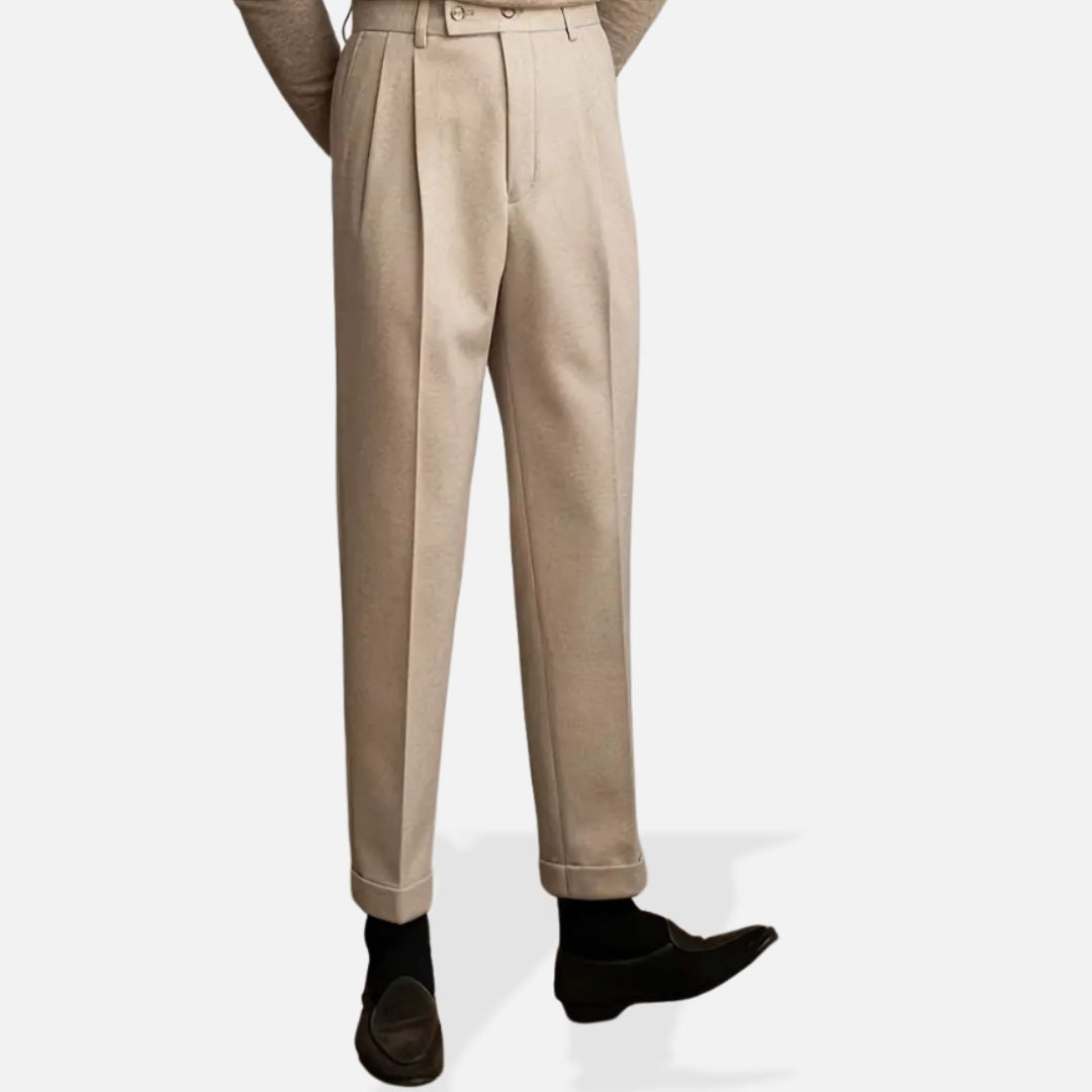 Elara | Men’s Smart Beige Dress Pants