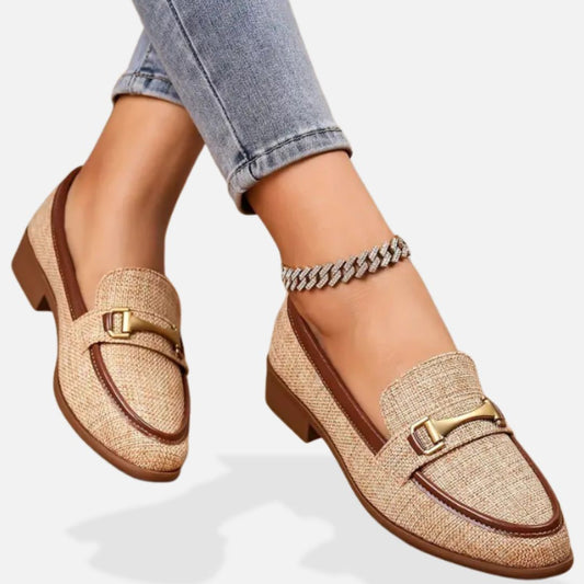 Elara | Elegant Women's Loafers with Buckle Detail